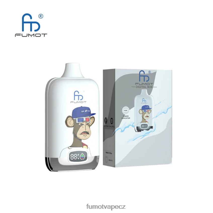 Fumot Digital Box jednorázový vape pod 12000 - 20 ml (1 kus) jahodová pompéznost (granátové jablko) B4FVLH151 Fumot Vape CZ