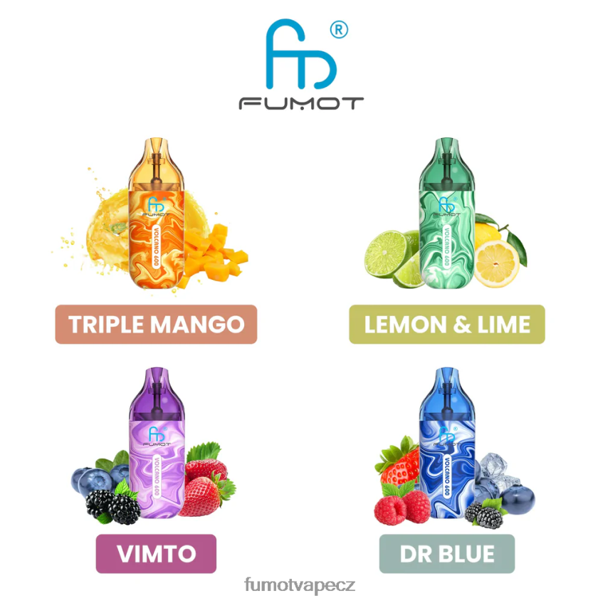 Fumot Volcano Jednorázová vanička kompatibilní s 600 tpd – 2 ml (sada 3 kusů) doktor modrý B4FVLH292 Fumot Cena