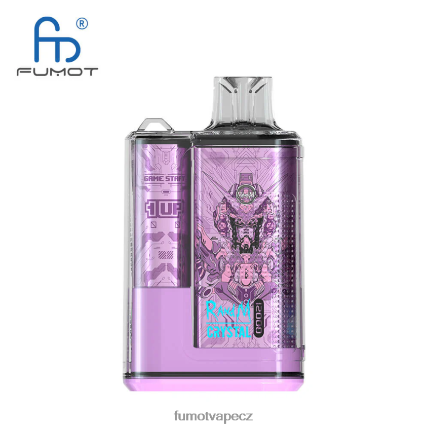 Fumot Crystal 1 kus - 12 000 jednorázových vape boxů 20 ml růžová limonáda B4FVLH275 Fumot Flavors