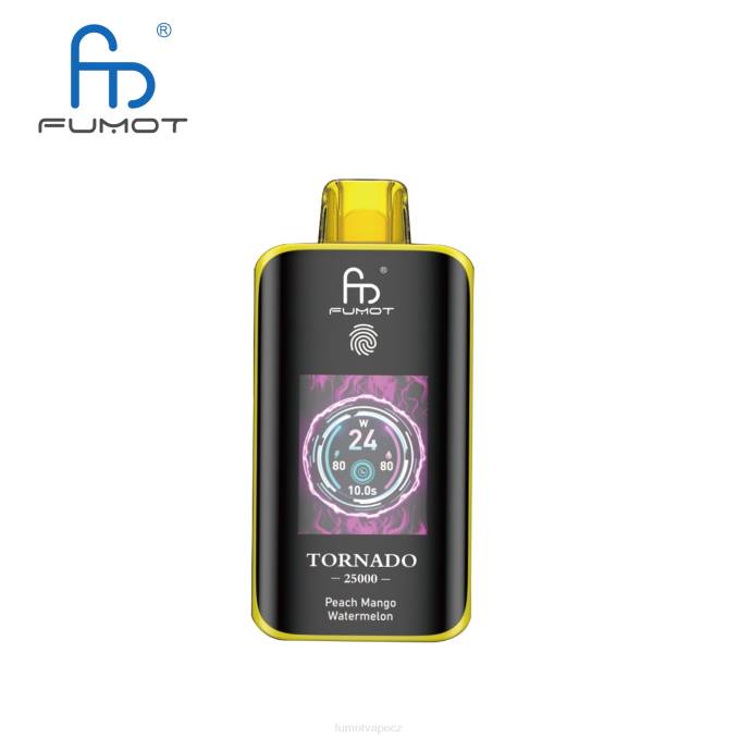Fumot Tornado 25 000 jednorázových vaků broskev mango vodní meloun 8DHX9 Fumot Factory