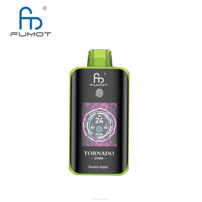 Fumot Tornado 25 000 jednorázových vaků dvojité jablko 8DHX5 Fumot Flavors