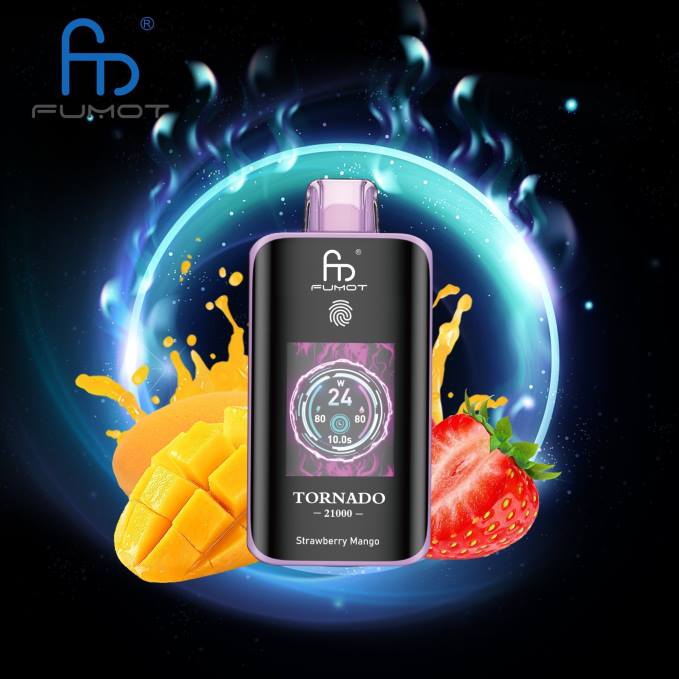 Fumot Tornado 25 000 jednorázových vaků jahodové mango 8DHX11 Fumot Cena