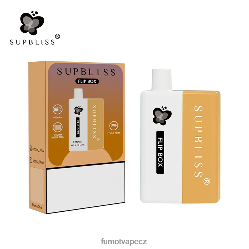 Fumot Supbliss Flip box 6000 vyměnitelná vape sada - 10ml (1 kus) smíšené bobule B4FVLH339 Fumot Factory