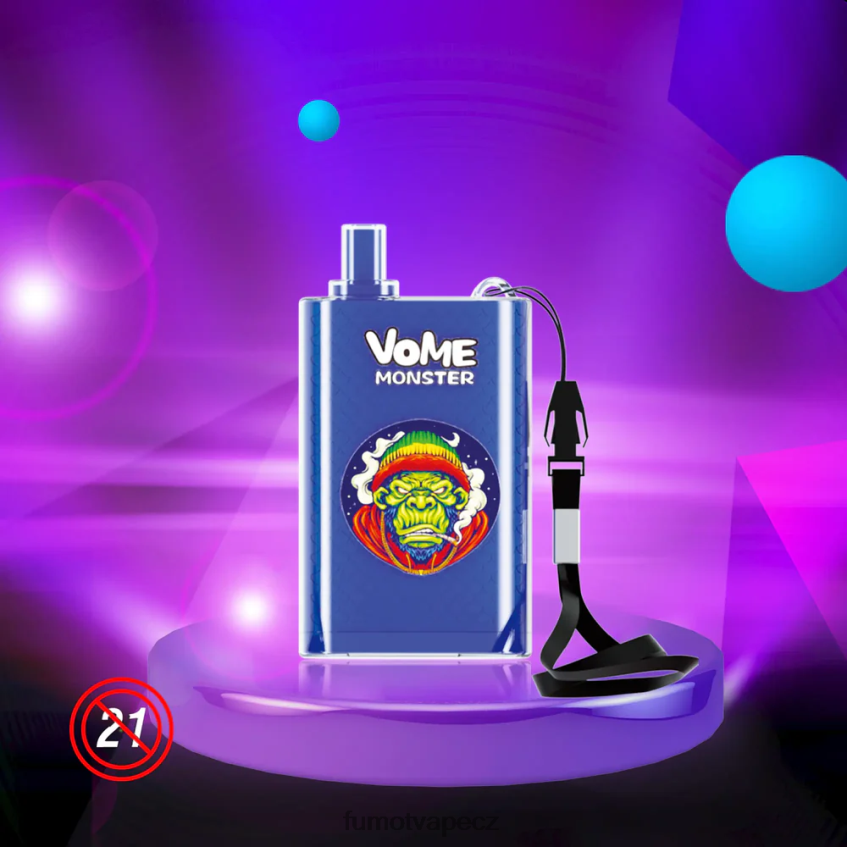 Fumot Vome Monster 10000 jednorázový vape pod přístroj - 20 ml (1 kus) růžová limonáda B4FVLH434 Fumot Vape Sale