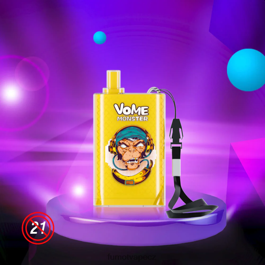 Fumot Vome Monster 10000 jednorázový vape pod přístroj - 20 ml (1 kus) růžová limonáda B4FVLH434 Fumot Vape Sale
