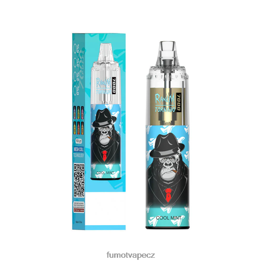 Fumot Tornado 14ml 7000 jednorázové vape pero (1 kus) led z černého rybízu B4FVLH60 Fumot Vape Nicotine