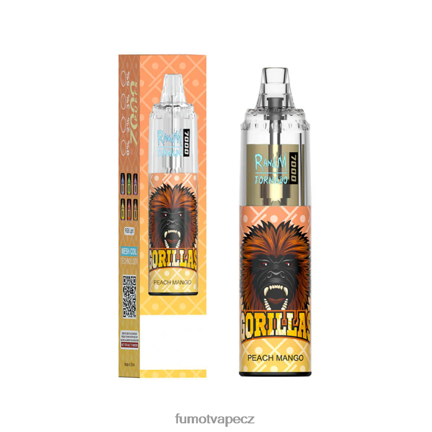 Fumot Tornado 14ml 7000 jednorázové vape pero (1 kus) led z černého rybízu B4FVLH60 Fumot Vape Nicotine