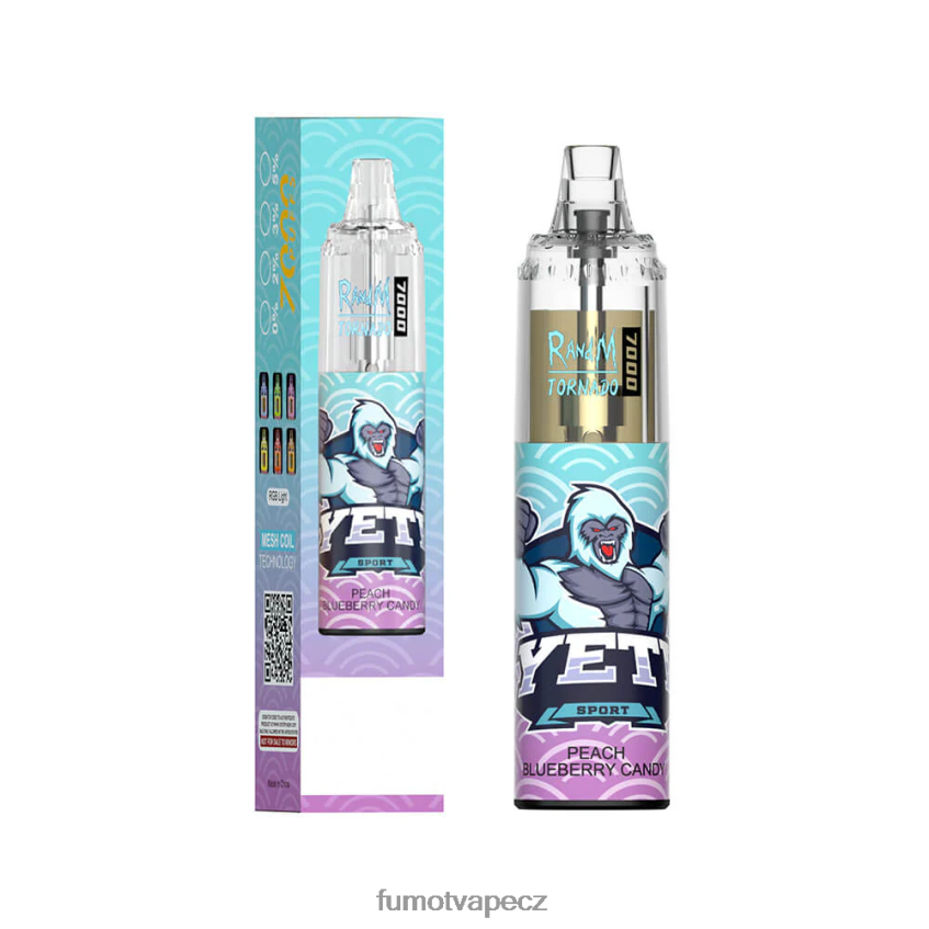 Fumot Tornado 14ml 7000 jednorázové vape pero (1 kus) led z černého rybízu B4FVLH60 Fumot Vape Nicotine