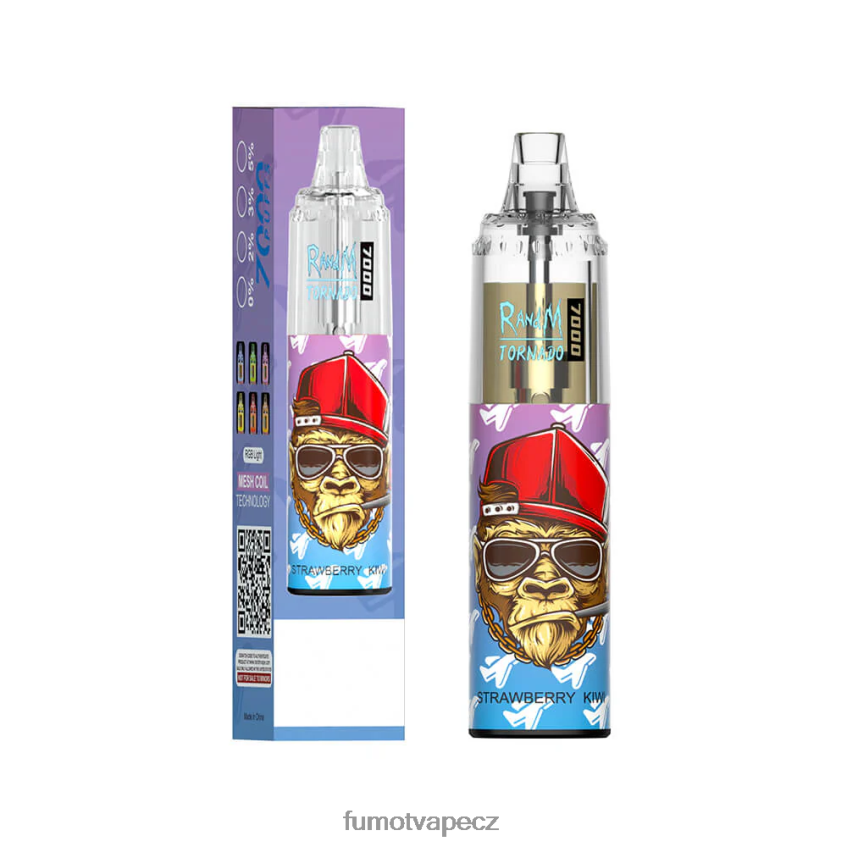 Fumot Tornado 14ml 7000 jednorázové vape pero (1 kus) led z černého rybízu B4FVLH60 Fumot Vape Nicotine
