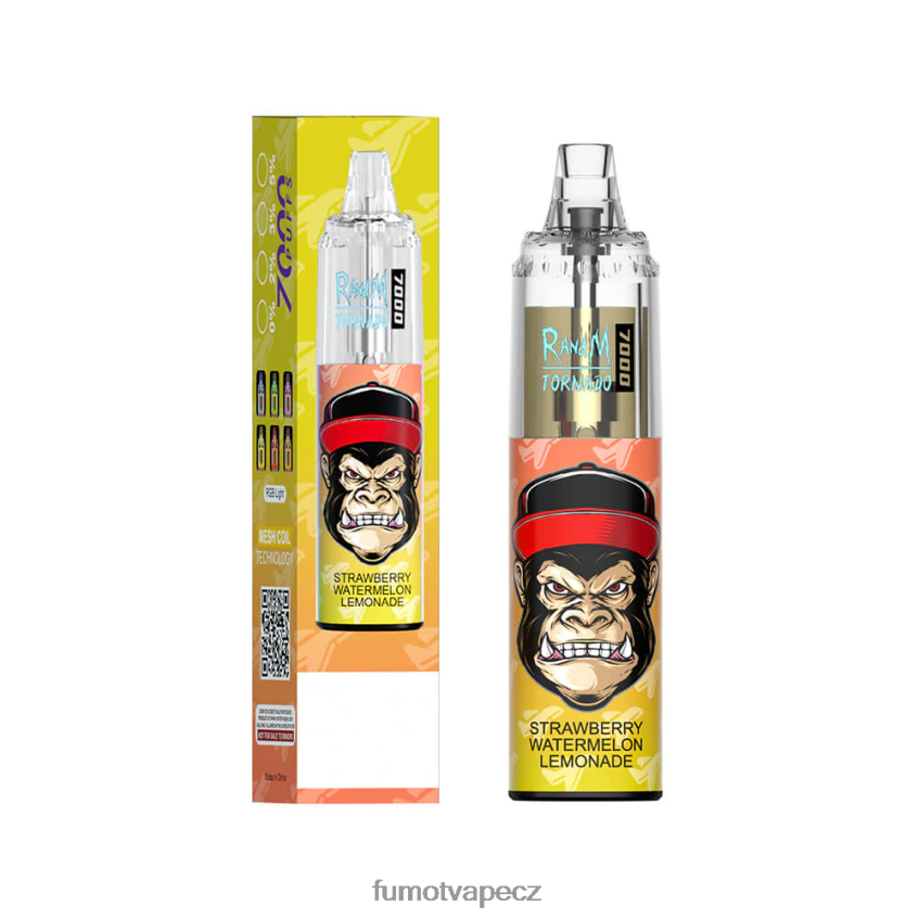 Fumot Tornado 14ml 7000 jednorázové vape pero (1 kus) led z černého rybízu B4FVLH60 Fumot Vape Nicotine