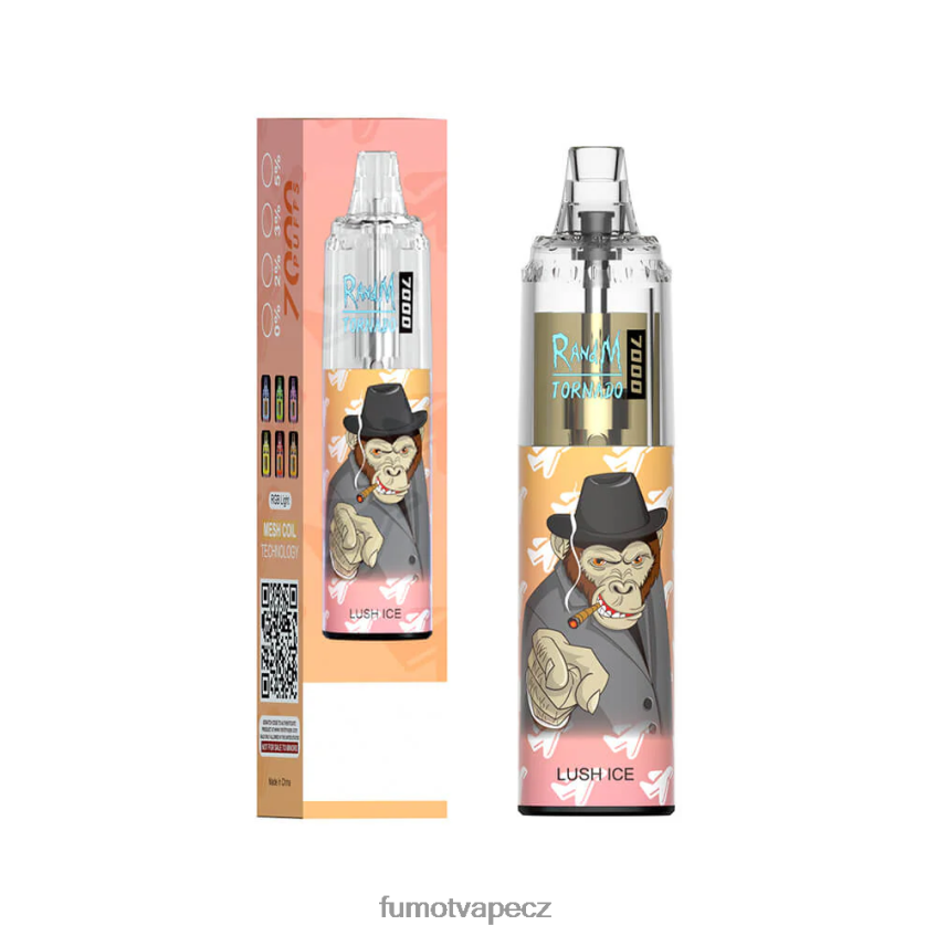 Fumot Tornado 14ml 7000 jednorázové vape pero (1 kus) led z černého rybízu B4FVLH60 Fumot Vape Nicotine