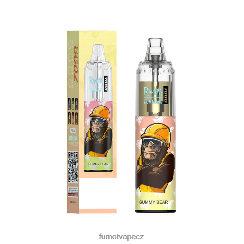 Fumot Tornado 14ml 7000 jednorázové vape pero (1 kus) led z černého rybízu B4FVLH60 Fumot Vape Nicotine