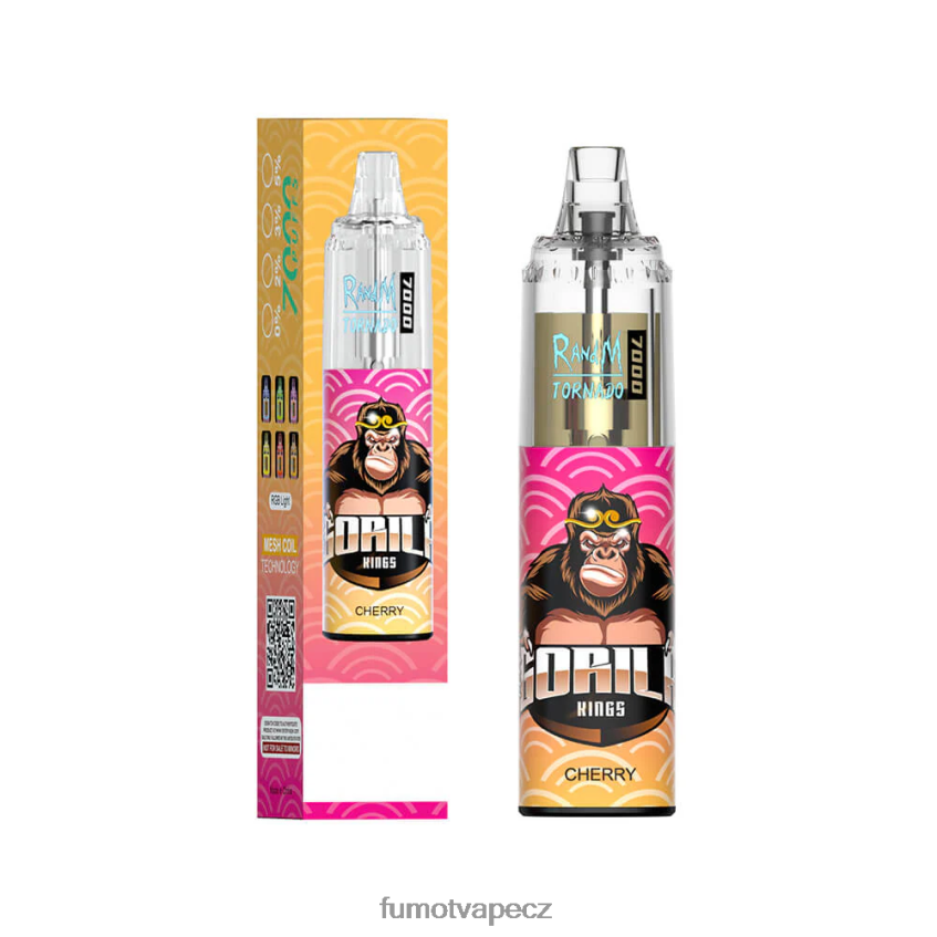 Fumot Tornado 14ml 7000 jednorázové vape pero (1 kus) led z černého rybízu B4FVLH60 Fumot Vape Nicotine