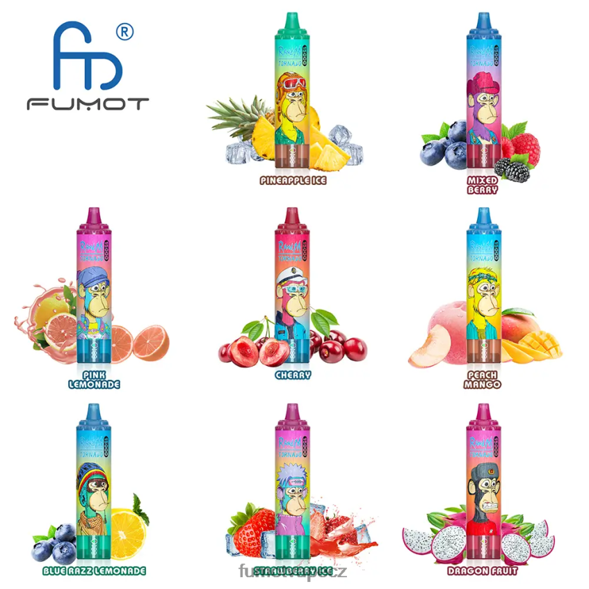 Fumot Tornado 15000 jednorázová vanička - 25ml (1 kus) jahodová melounová limonáda B4FVLH187 Fumot Tech