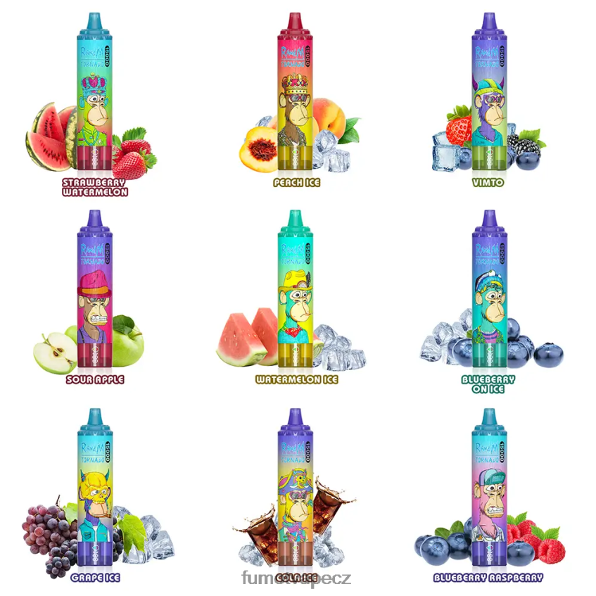 Fumot Tornado 15000 jednorázová vanička - 25ml (1 kus) melounový led B4FVLH190 Fumot Vape Nicotine