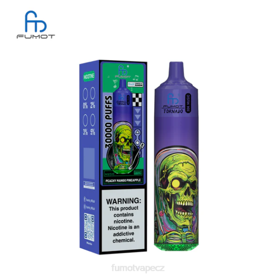Fumot Vape Cz - Fumot Tornado 30k hudby broskvový mango ananas 4T2821