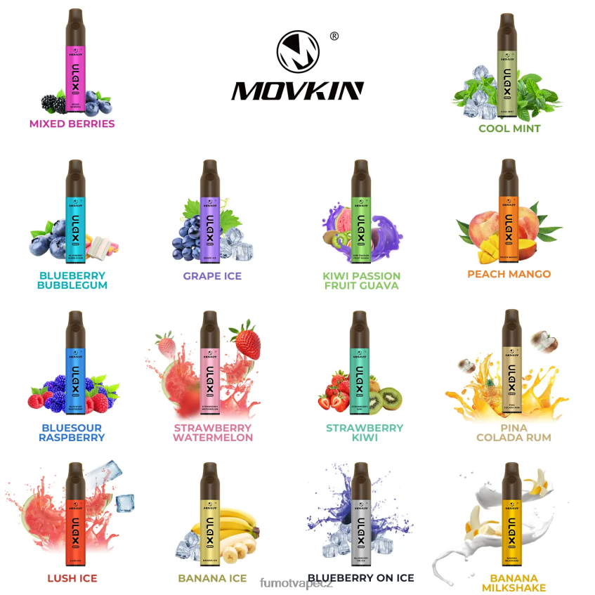 Fumot Movkin Ulax 6800 jednorázová vapka, keramická spirálka - 8ml (1 kus) rum pina colada B4FVLH327 Fumot Tech