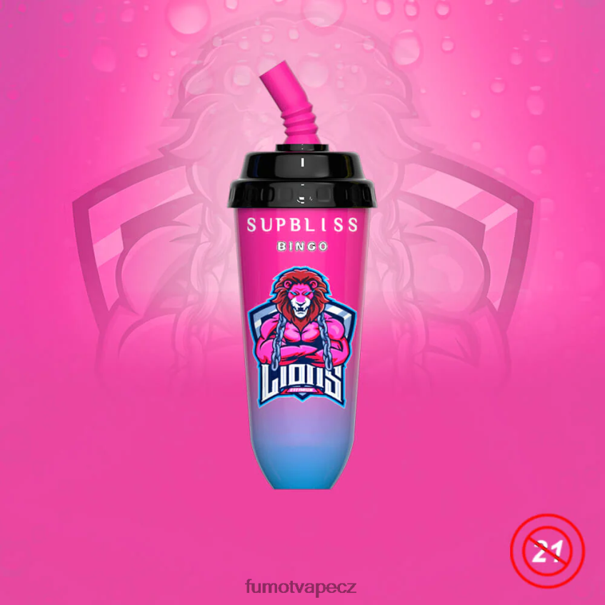 Fumot Supbliss Bingo 16ml 8000 jednorázové vape pod zařízení (1 kus) broskev mango B4FVLH404 Fumot Vape Sale