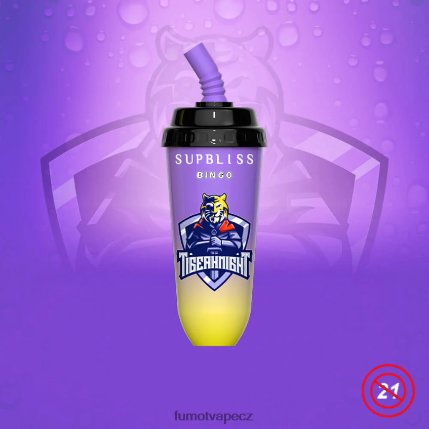 Fumot Supbliss Bingo 16ml 8000 jednorázové vape pod zařízení (1 kus) broskev mango B4FVLH404 Fumot Vape Sale