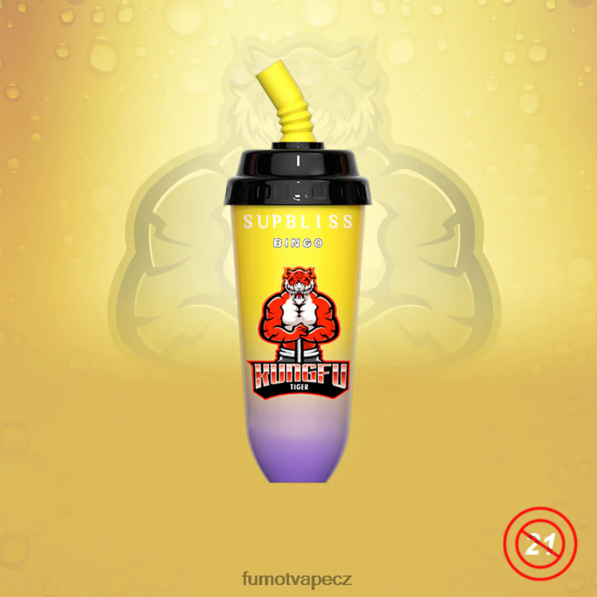 Fumot Supbliss Bingo 16ml 8000 jednorázové vape pod zařízení (1 kus) broskev mango B4FVLH404 Fumot Vape Sale