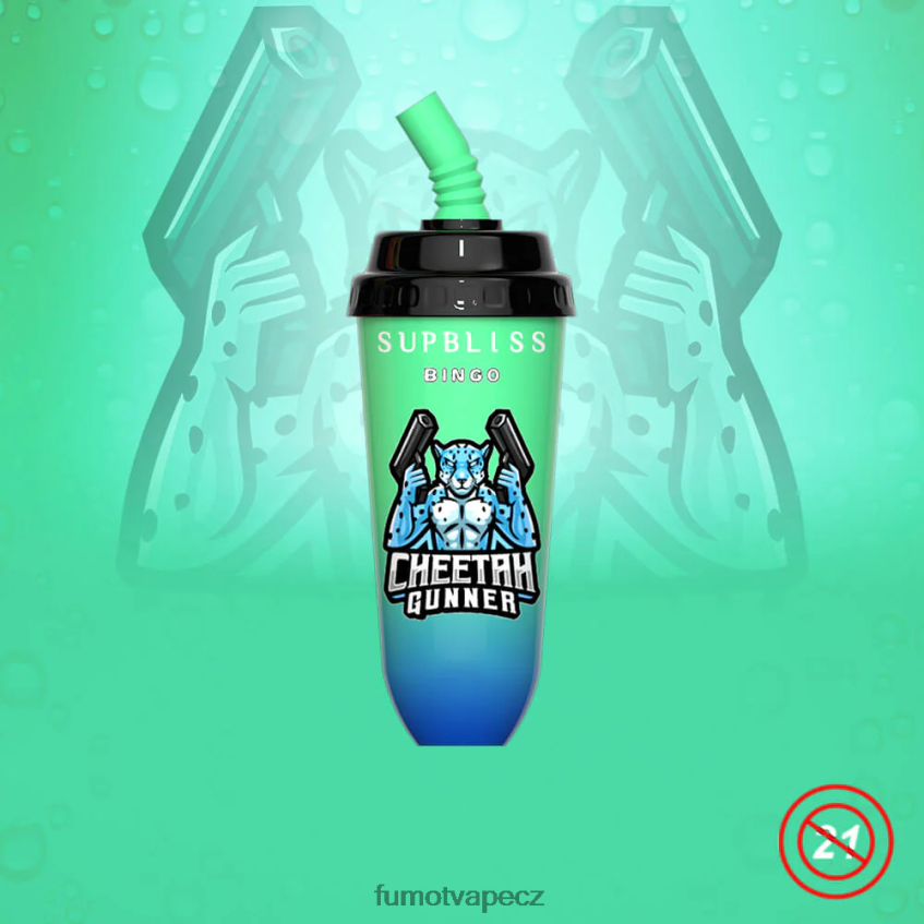 Fumot Supbliss Bingo 16ml 8000 jednorázové vape pod zařízení (1 kus) broskev mango B4FVLH404 Fumot Vape Sale