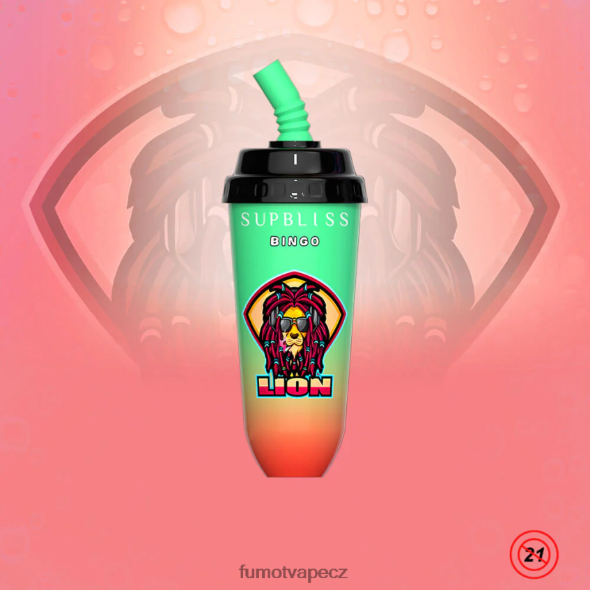 Fumot Supbliss Bingo 16ml 8000 jednorázové vape pod zařízení (1 kus) broskev mango B4FVLH404 Fumot Vape Sale
