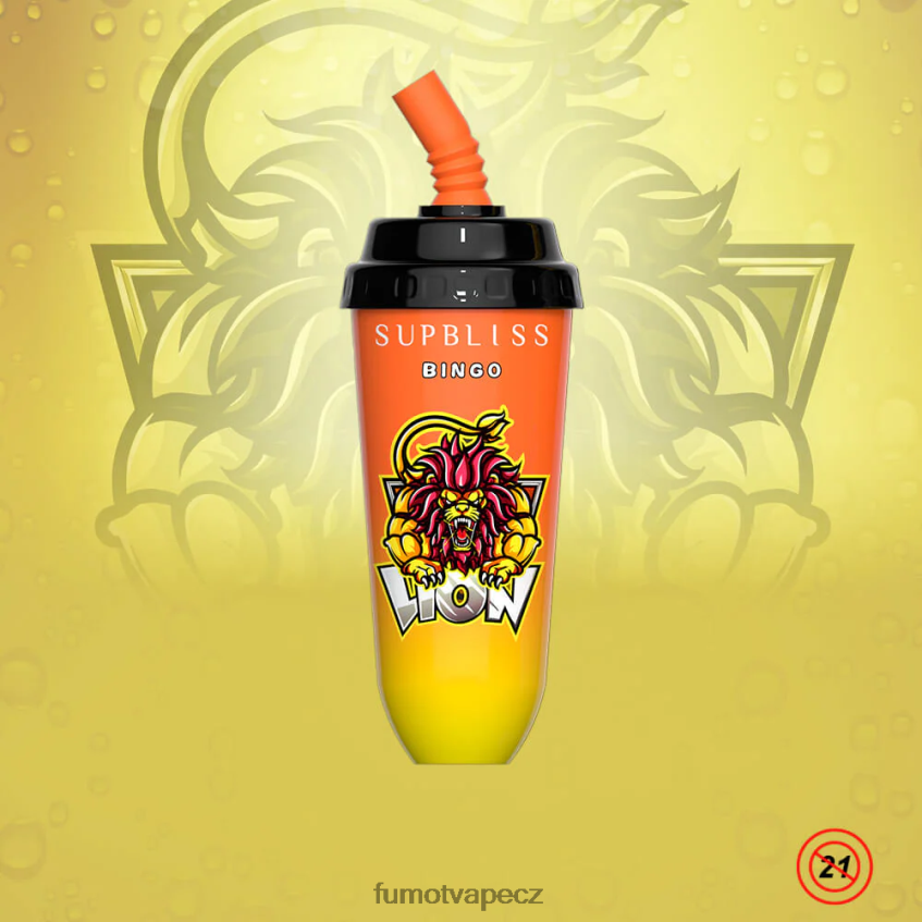 Fumot Supbliss Bingo 16ml 8000 jednorázové vape pod zařízení (1 kus) broskev mango B4FVLH404 Fumot Vape Sale