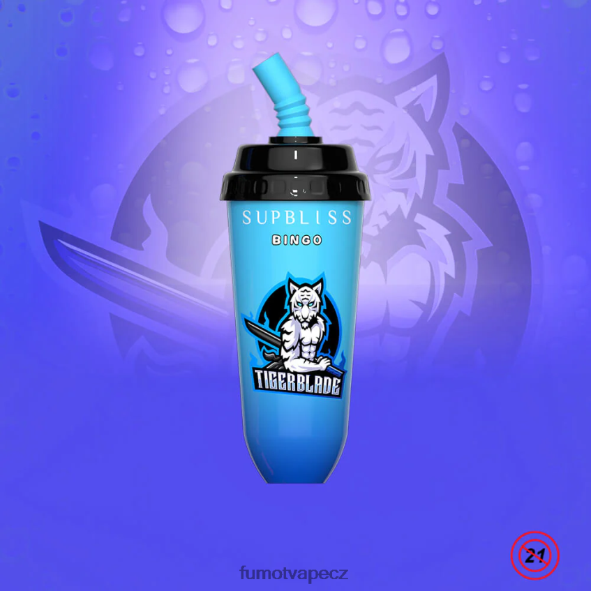Fumot Supbliss Bingo 16ml 8000 jednorázové vape pod zařízení (1 kus) broskev mango B4FVLH404 Fumot Vape Sale