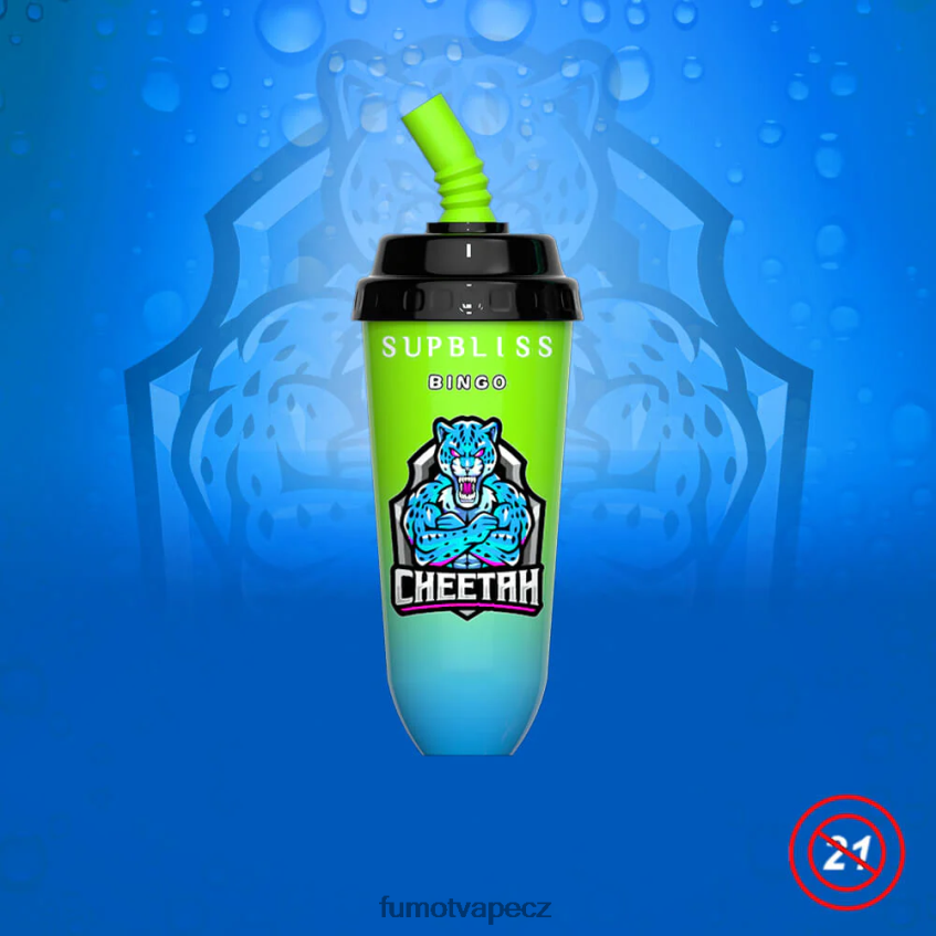 Fumot Supbliss Bingo 16ml 8000 jednorázové vape pod zařízení (1 kus) broskev mango B4FVLH404 Fumot Vape Sale