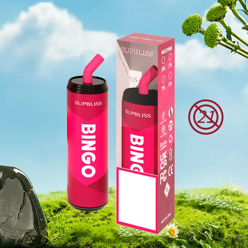 Fumot Supbliss Bingo 9000 jednorázové vape pero (1 kus) - 18 ml chladná máta B4FVLH467 Fumot Tech