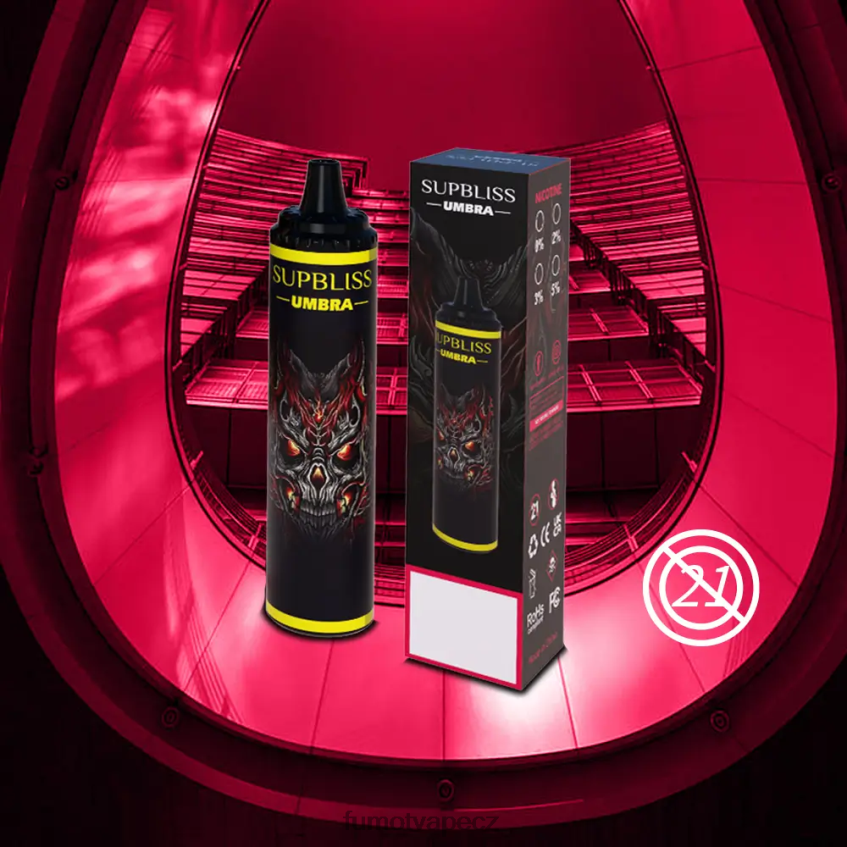 Fumot Supbliss Umbra 10000 (1 kus) jednorázové vape pero - 20ml Dr. modrý B4FVLH477 Fumot Tech