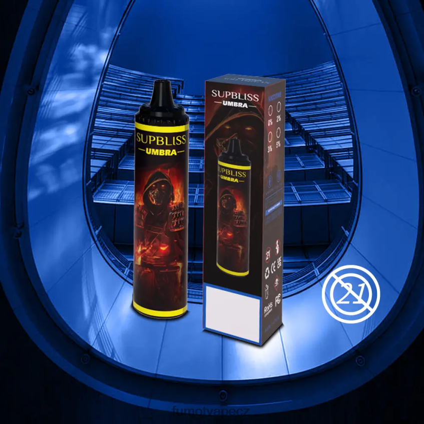 Fumot Supbliss Umbra 10000 (1 kus) jednorázové vape pero - 20ml červené jablko citron B4FVLH482 Fumot Cena