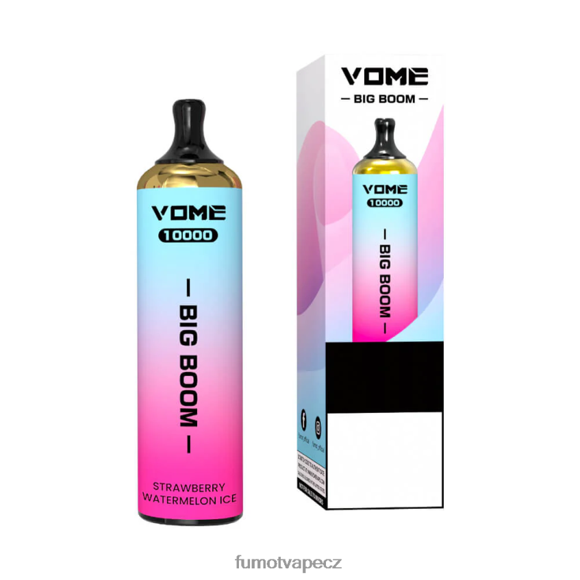 Fumot Vome Big Boom jednorázové vape pero 10000 - 20 ml (1 kus) růžová limonáda B4FVLH447 Fumot Tech