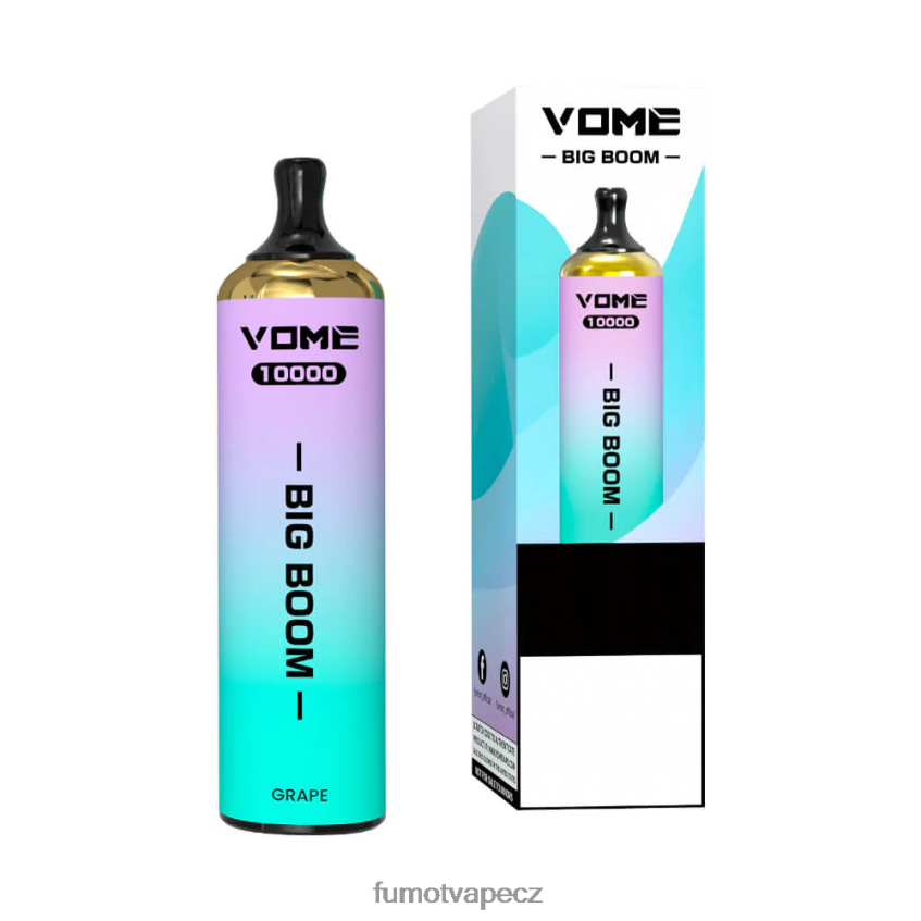 Fumot Vome Big Boom jednorázové vape pero 10000 - 20 ml (1 kus) růžová limonáda B4FVLH447 Fumot Tech