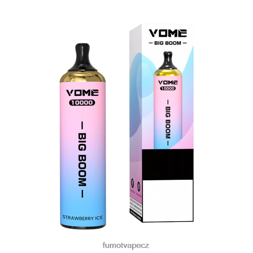 Fumot Vome Big Boom jednorázové vape pero 10000 - 20 ml (1 kus) růžová limonáda B4FVLH447 Fumot Tech