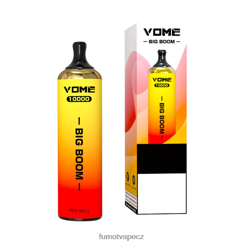 Fumot Vome Big Boom jednorázové vape pero 10000 - 20 ml (1 kus) růžová limonáda B4FVLH447 Fumot Tech