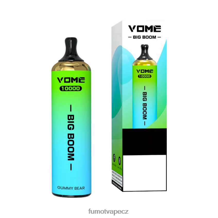 Fumot Vome Big Boom jednorázové vape pero 10000 - 20 ml (1 kus) svěží led B4FVLH449 Fumot Factory